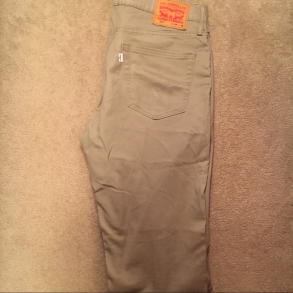 levis jeans khaki color